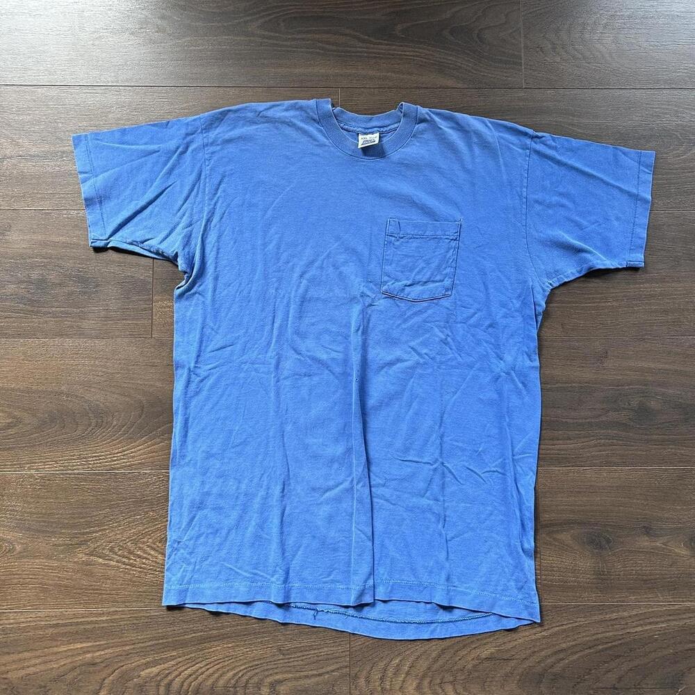 American Vintage Men's Blue Tshirt